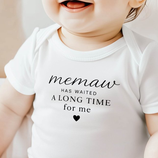 Mémé attend Body bébé Cadeau (Créateur téléchargé)