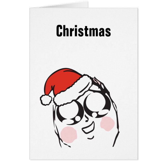 Mème de Noël Troll Le Me Anime personnalisable ÉDI (Devant)