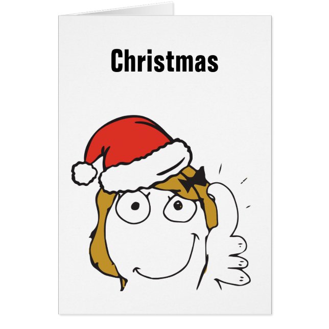 Mème de Noël Troll Le Me Blonde personnalisable ÉD (Devant)