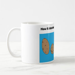 Mème de pomme de terre amusant mug