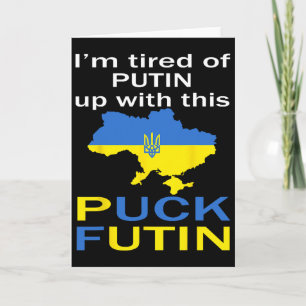 Mème de Puck Futin Fier de la carte de l'Ukraine D