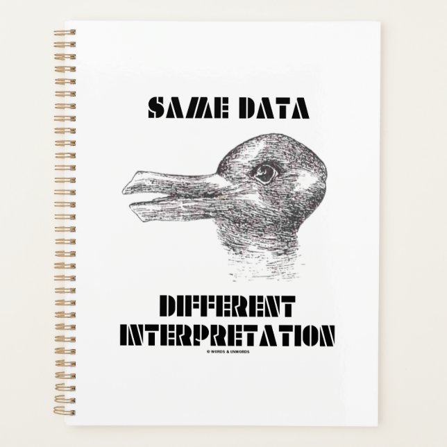 Même donnée, interprétation différente Canard Lapi (Devant)