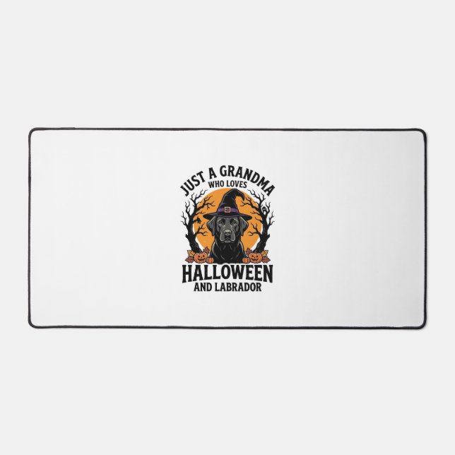 Mémé Halloween Labrador Drôle Vintage_1 (Recto)