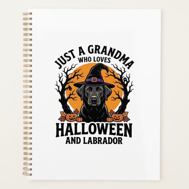 Mémé Halloween Labrador Drôle Vintage_1 (Devant)