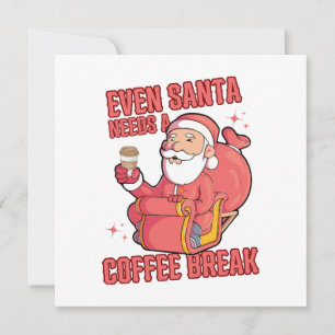 Même le Père Noël a besoin d'une pause-café