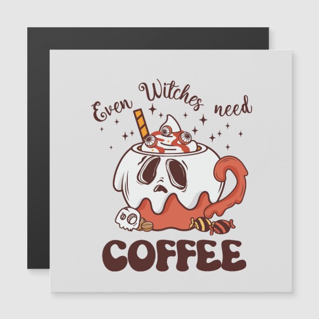 Même les sorcières ont besoin de café (Devant / Derrière)