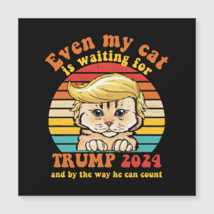 Même mon chat attend l'habillement Trump 2024