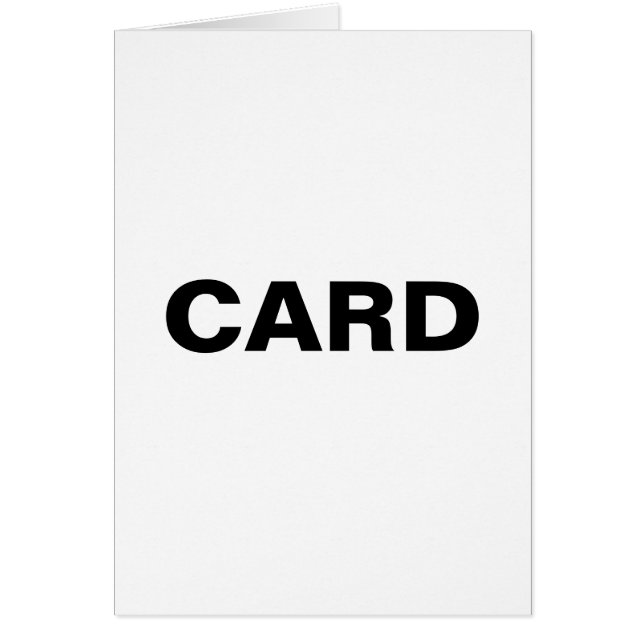 Même pire carte générique (Devant)