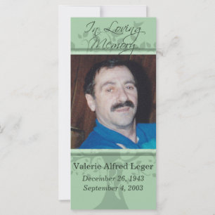 Mémoire / Carte personnalisée du souvenir