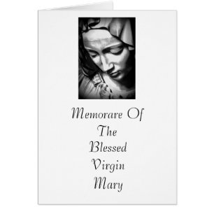 Mémoire De La Bienheureuse Vierge Marie
