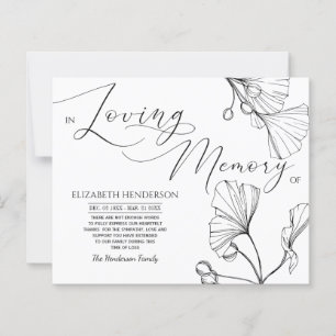 Mémoire/Merci De Sympathie Classique Budget