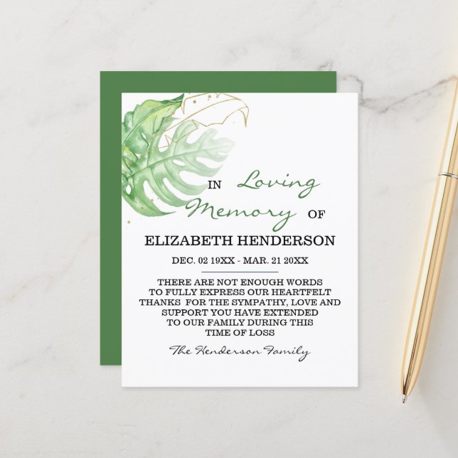 Mémoire/Merci Sympathique. (Devant/Arrière en situation)