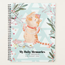 Mémoires personnalisées de mon bébé Princesse Chat