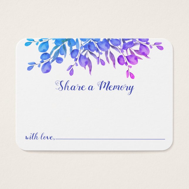 Memorial Botanical Folid Partager Une Carte Mémoir (Devant)