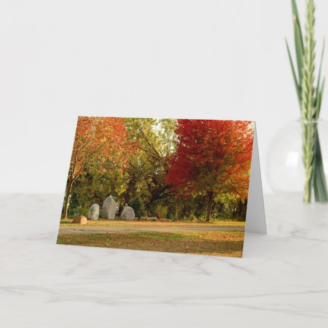 Mémorial Dan Fogelberg en carte d'automne (Devant)