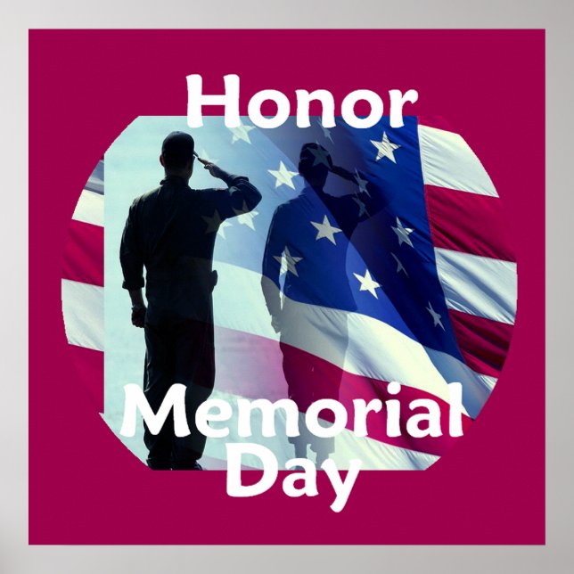 MEMORIAL DAY POSTER Print (Devant)