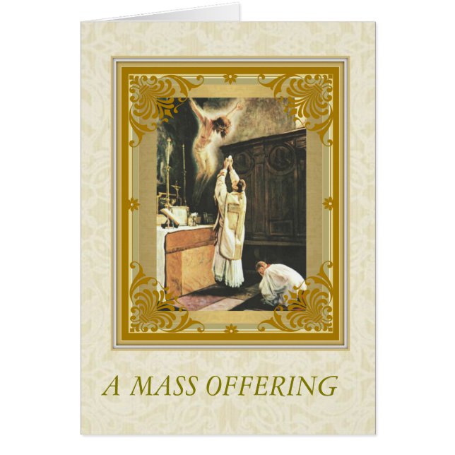 Mémorial de masse catholique avec le prêtre au (Devant)