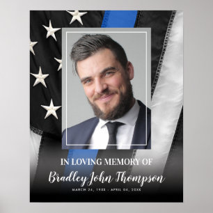 Mémorial des agents de police Affiche de la fine