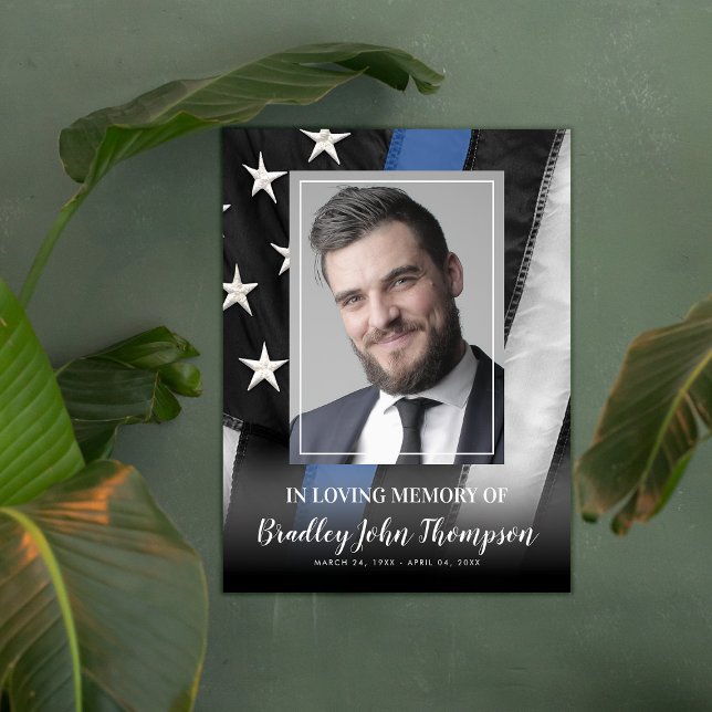 Mémorial des agents de police | Affiche de la lign (Créateur téléchargé)