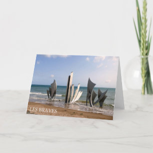 Mémorial des Braves, Normandie, France - carte