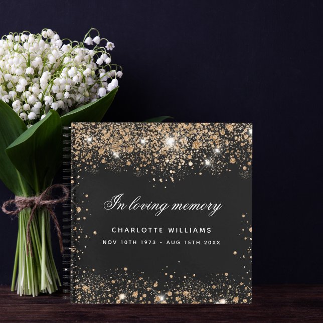 Mémorial du livre d'or noir parties scintillant no (Créateur téléchargé)