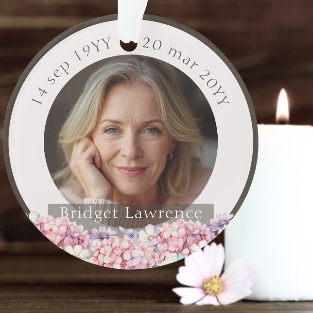 Mémorial en souvenir de l'hydrangea rose élégant (Créateur téléchargé)