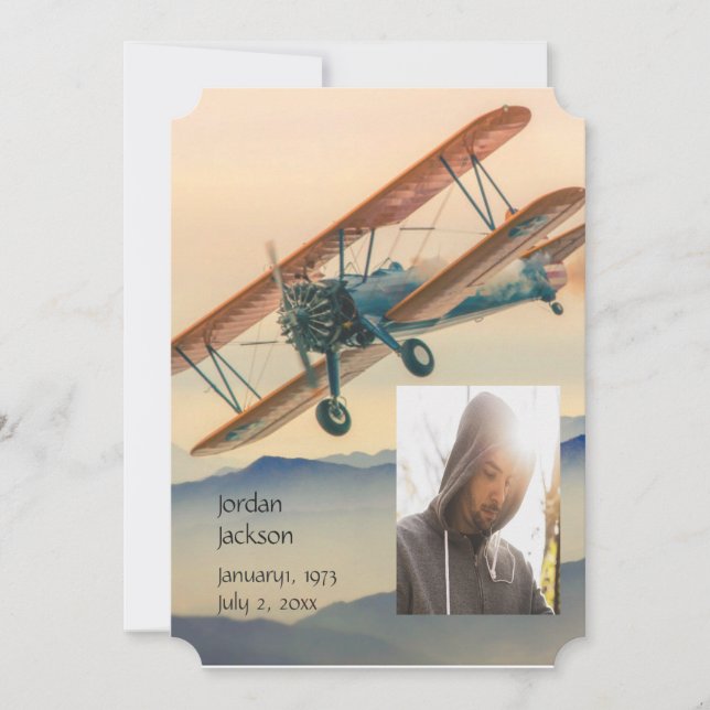 Mémorial Invitation Nuages Thunderstorm Sky (Devant)