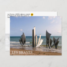 Mémorial Les Braves, Normandie, France - carte pos