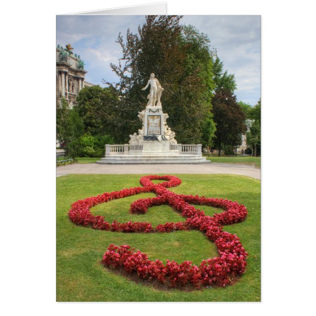 Mémorial Mozart à Burggarten Vienne Autriche (Devant)