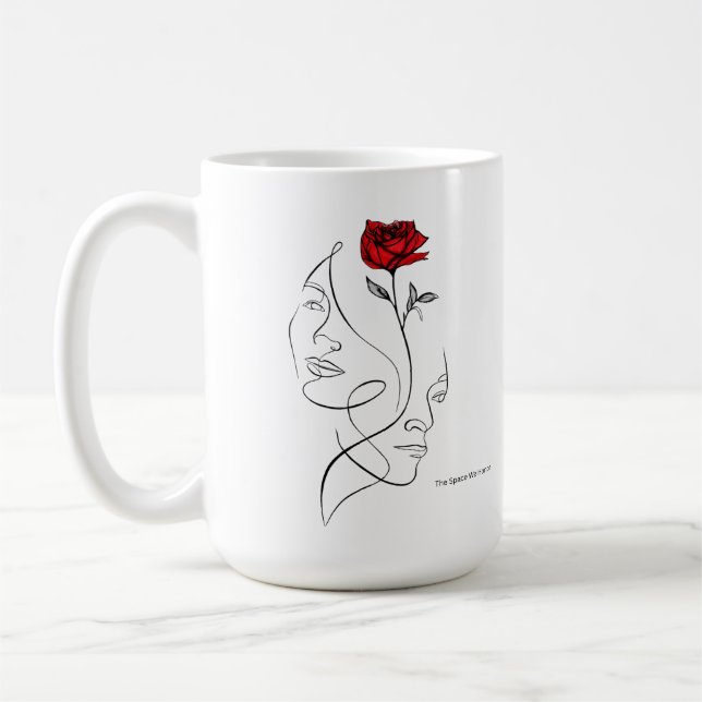 MemoryUs “The Space We Honor” Lyric Coffee Mug  (Gauche)