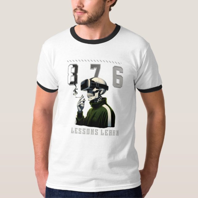 Men Champion Gorilla Lessons Learn T-Shirt (Devant)