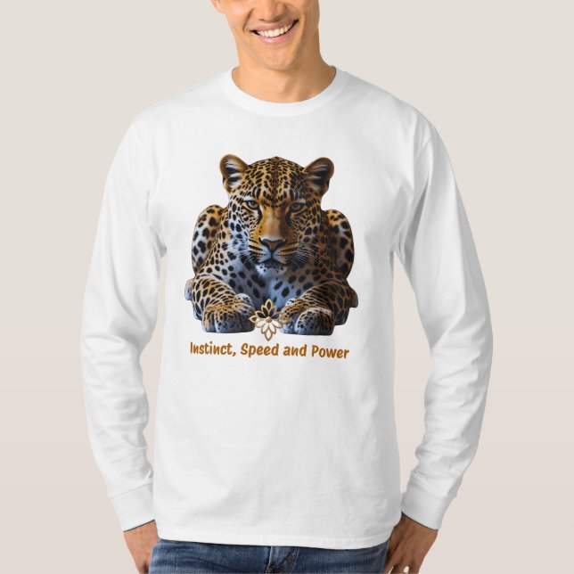 Men’s T-Shirt with Leopard Logo (Devant)