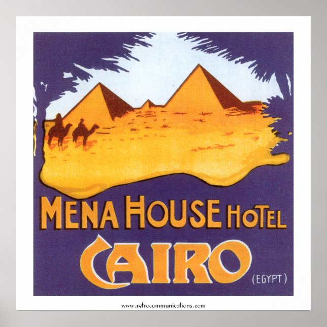 Mena House Hotel Cairo Poster (Devant)