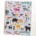 Ménagerie animale<br><div class="desc">Toutes sortes d'animaux amusants et la faune pour les amoureux des animaux partout. Animaux de safari, ferme, oiseaux, animaux domestiques et animaux sauvages. Un monstre semble aussi s'être faufilé. Art original de Nic Squirrell.</div>