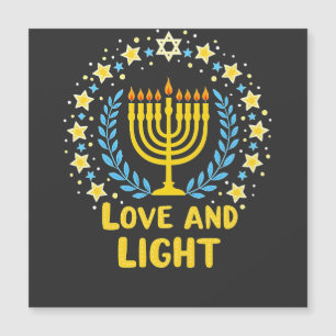 Menorah Amour et Lumière Vacances juives de Hanukk