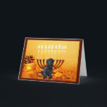 Menorah Carte Chanukah Retriever Labrador<br><div class="desc">Se souvenir de sa famille et de ses amis pendant la saison de Chanukah est un merveilleux moyen de rester en contact avec les gens qui vous aiment et qui vous tiennent à coeur. J'ai créé ces cartes de chien Chanukah avec amour et attention et je suis sûr que quiconque...</div>
