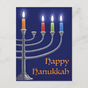 "Menorah de Hanouka." Carte postale