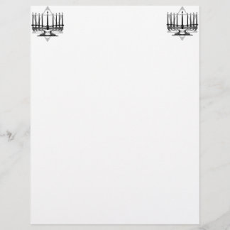 Menorah et étoile