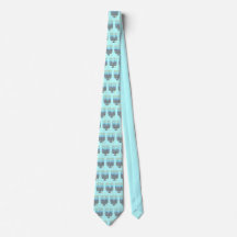 Menorah Whimsical Cravate bleu clair homme