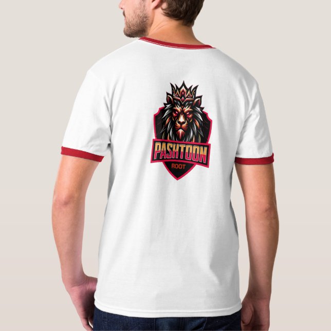 Men's Basic Ringer T-Shirt afghan (Dos)