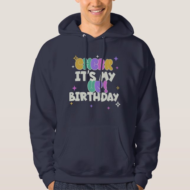 MEN'S BIRTHDAY CHEER UP PULLOVER HOODIE  (Devant)