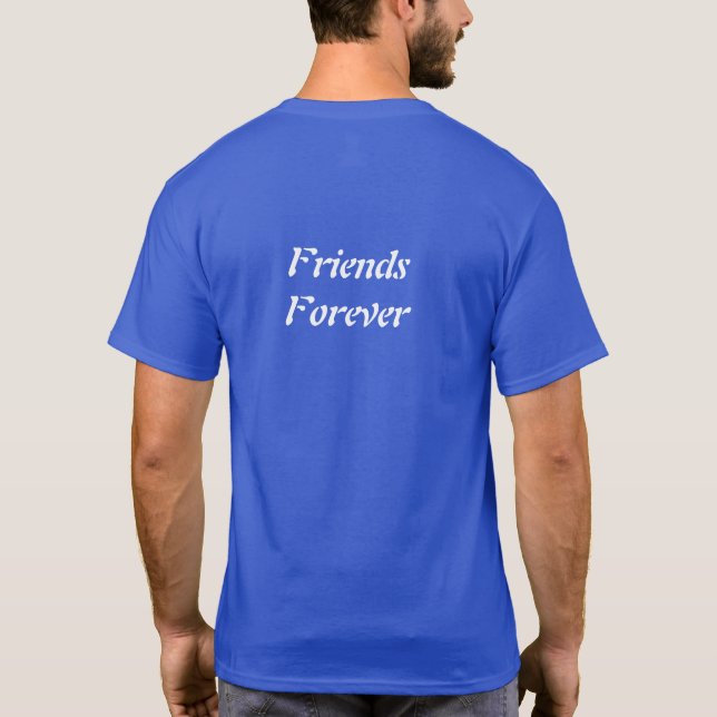 Mens DTEA 1995 Réunion Amis Forever T-Shirt (Dos)