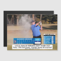 Mens Funny ⛳ Golf News 40e 50e 60e anniversaire