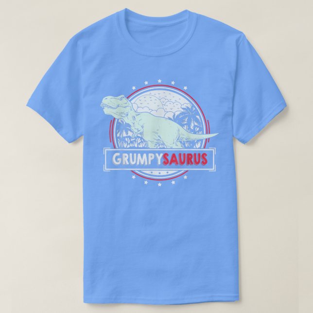 Mens GrumpySaurus TRe Tshirt pour Grumpy Funky Men (Design devant)