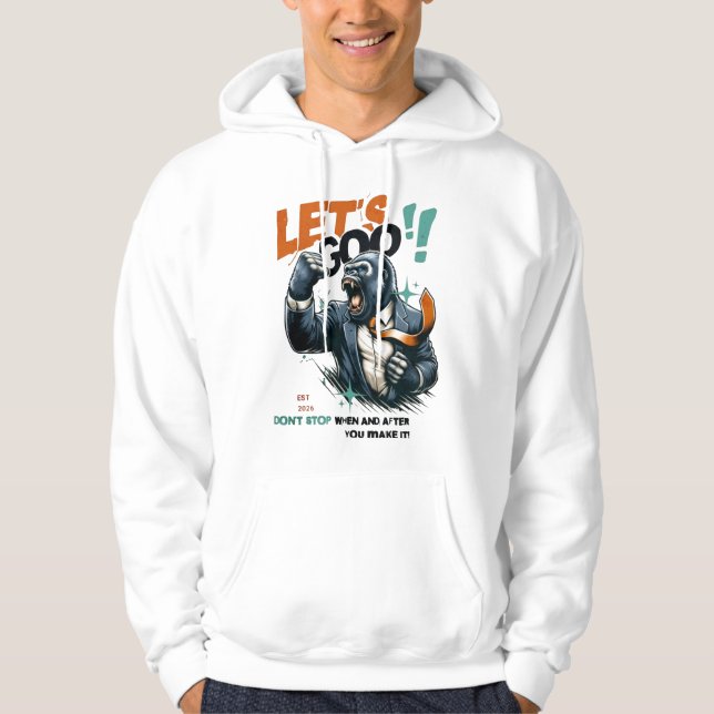 MEN'S LET'S GOO LESSONS LEARN PULLOVER HOODIE  (Devant)