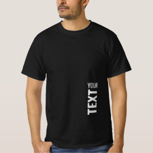 Mens Modèle TShirts Custom Ajouter Nom du texte Mo