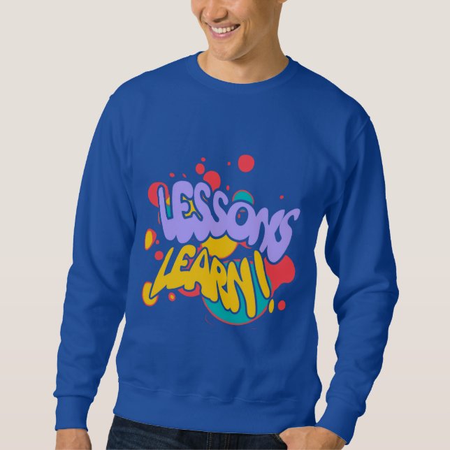MEN'S PAINT SPLASH LESSONS LEARN SWEATSHIRT (Devant)