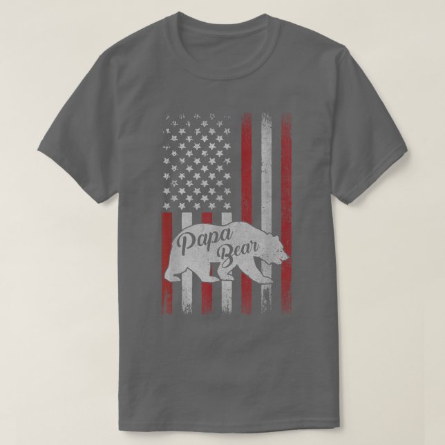 Mens Papa Bear Best Papa TShirt Fête des pères Pèr (Design devant)