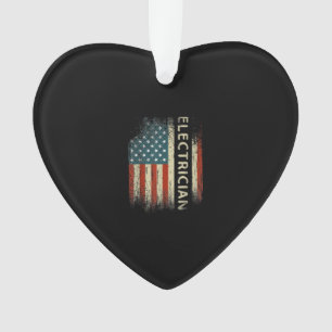 Mens Patriotic Electrician Toxits American Usa Fla