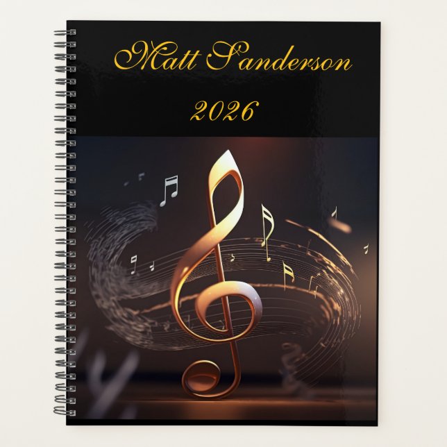 Men's Personalised 2026 Planner (Devant)